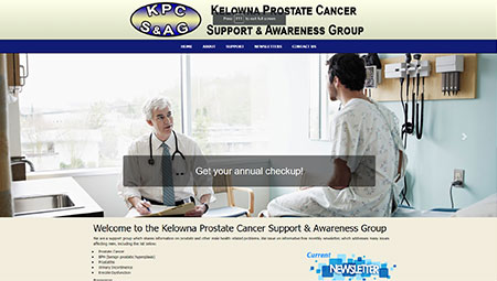 The Kelowna Prostate Cancer Support & Awareness Group is a support group which shares information on prostate and other male health related problems. 
