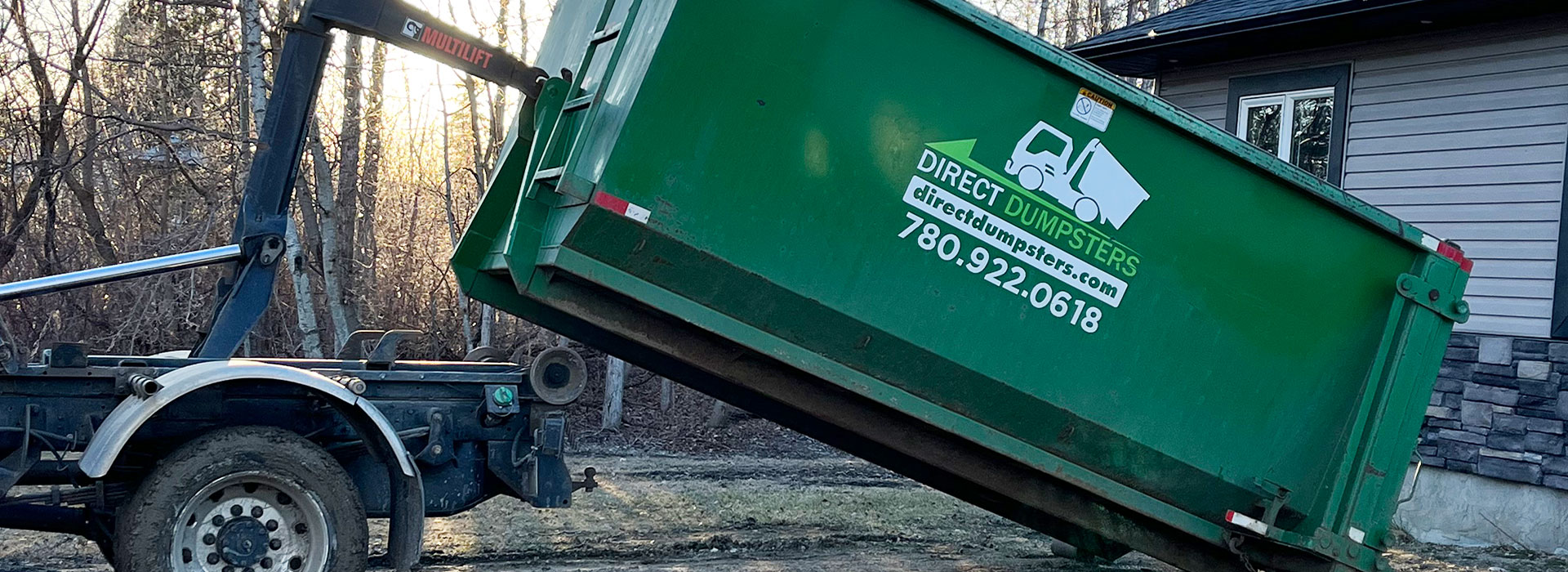 Contact Direct Dumpsters, Sherwood Park, Alberta, for all your Edmonton and surrounding area rubbish disposal requirements.