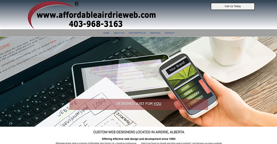 Affordable Web Design Ltd focuses on Airdrie business web needs - check out our www.affordableairdrieweb.com website.